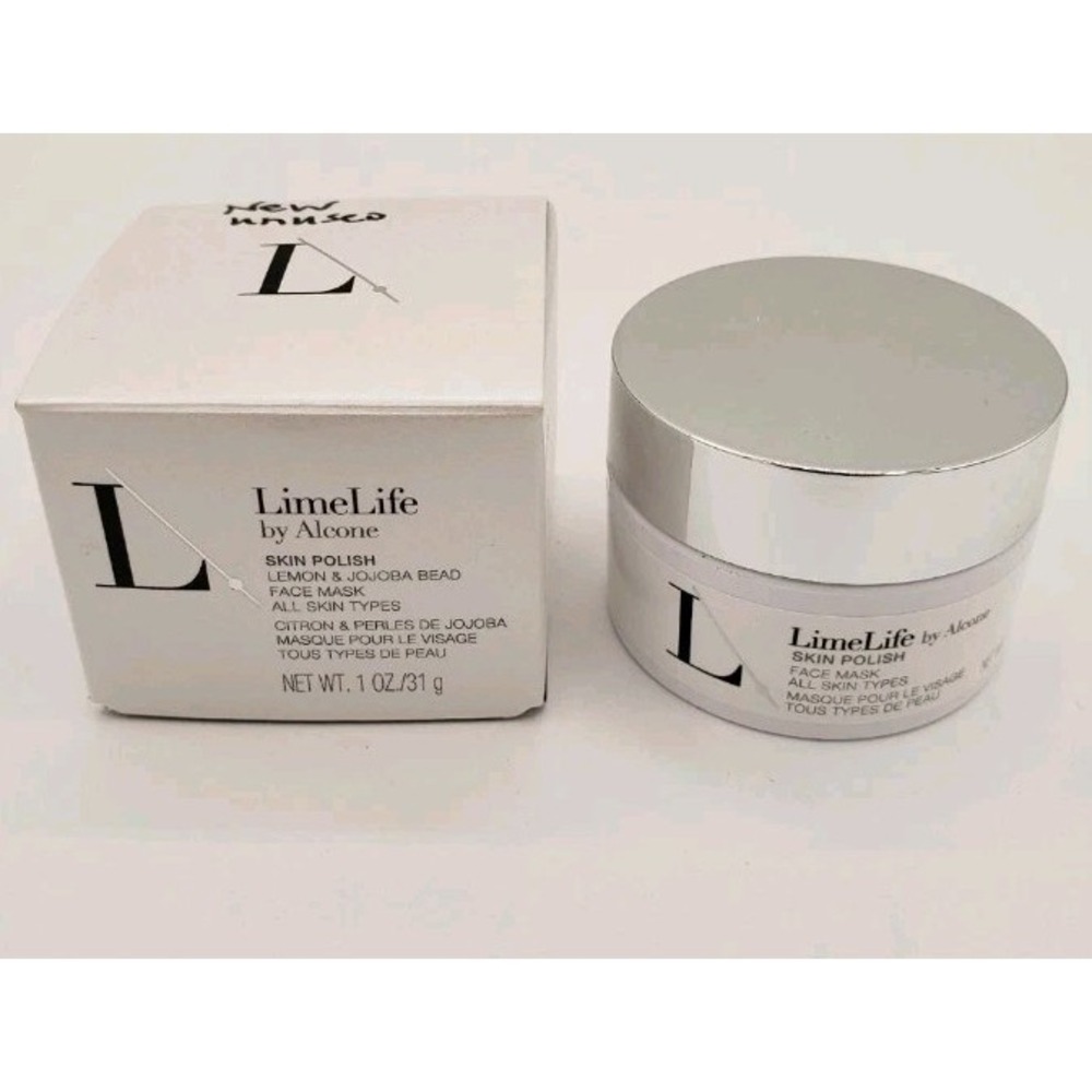 Limelife By Alcone Skin Polish Lemon Jojoba Bead Face Mask 1oz New